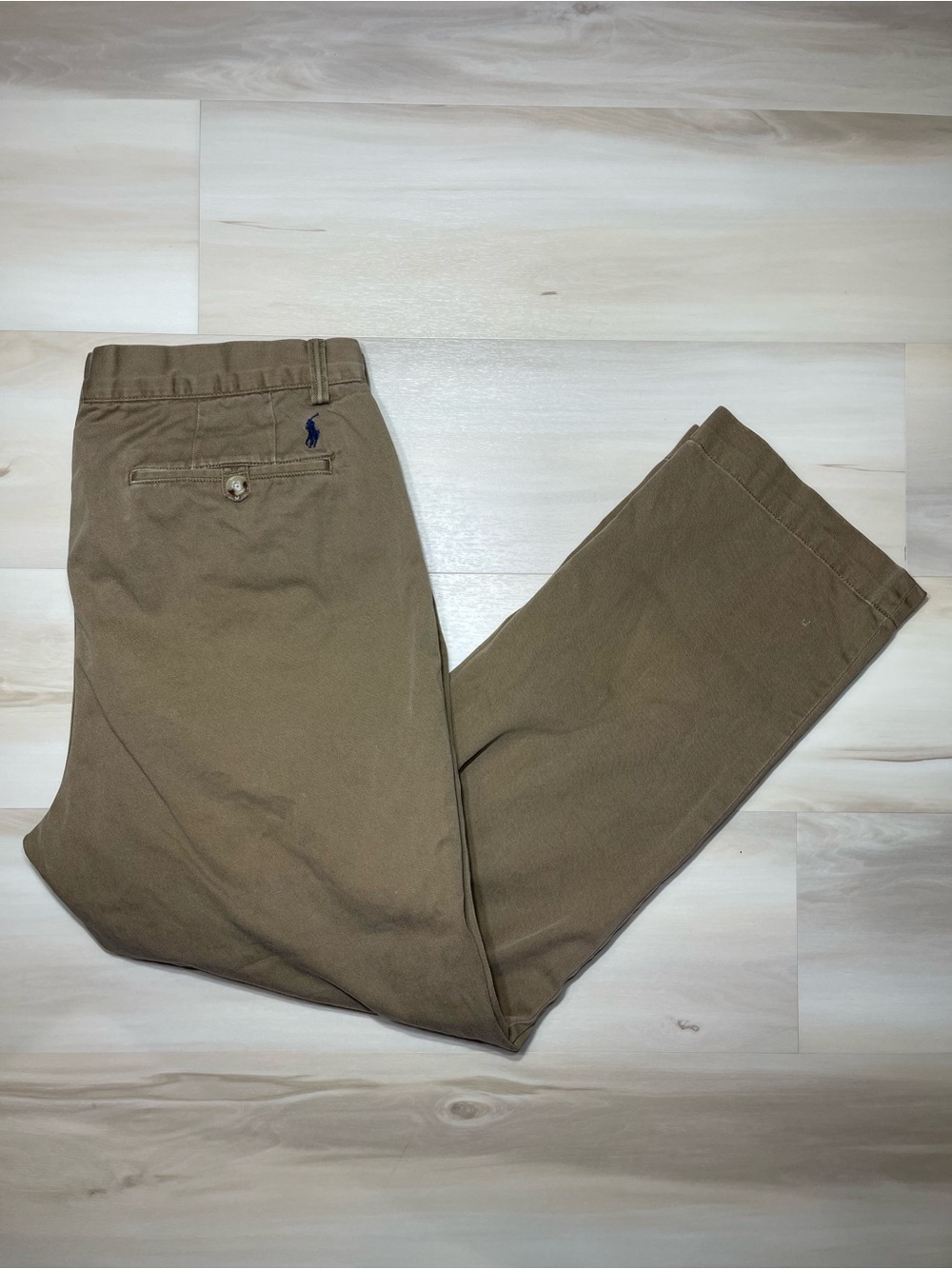 Polo Ralph Lauren Classic Fit Chino Pants Tan Men’s Sz 34x30 Cotton Twill Brown